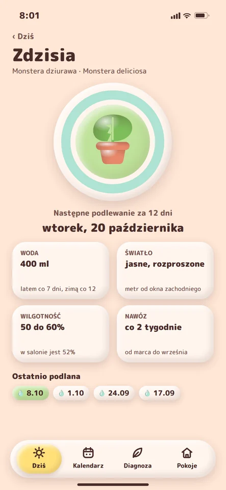 Ekran Roślina