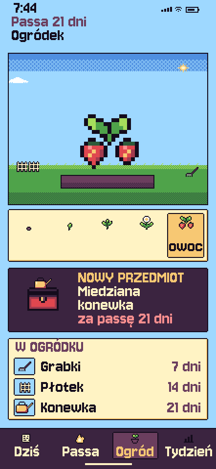 Ekran Ogródek